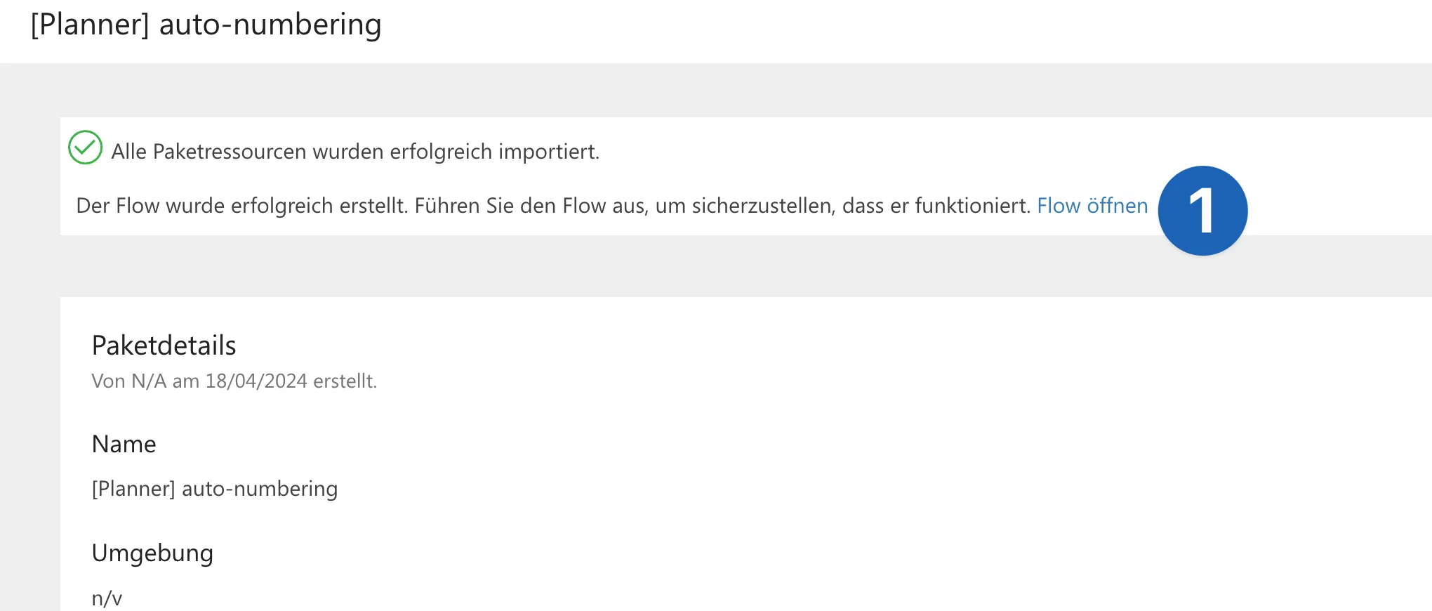 Workflow öffnen